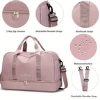 Cleotilde - Vielseitige, erweiterbare Wochenendtasche