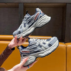 Damen-Turnschuhe mit breiter Sohle im Retro-Stil - Jane