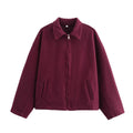 Kurze Wolljacke mit Reißverschluss für Damen - Sonia