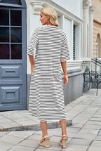 Lorena - Lässiges Sommerkleid mit Streifen für Frauen