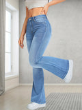Marigold - Lässige Bootcut Jeans mit hoher Taille