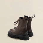 Halbhohe Schnürstiefel für Damen - Vianey