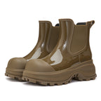 Regenstiefel für Frauen mit dicken Sohlen und wasserdicht - Karilyn