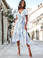Kaly - Kleid mit böhmischem Blumendruck