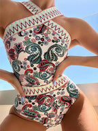 Ocean Chic - Badeanzug mit Paisley-Print