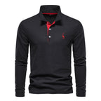 Langärmeliges Herren-Poloshirt - Dario