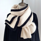 Damenschal, weich gestrickt, doppelt gestrickt - Veraly