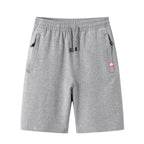 Unifarbene Sportshorts für Männer mit Reißverschlusstaschen - Kevin