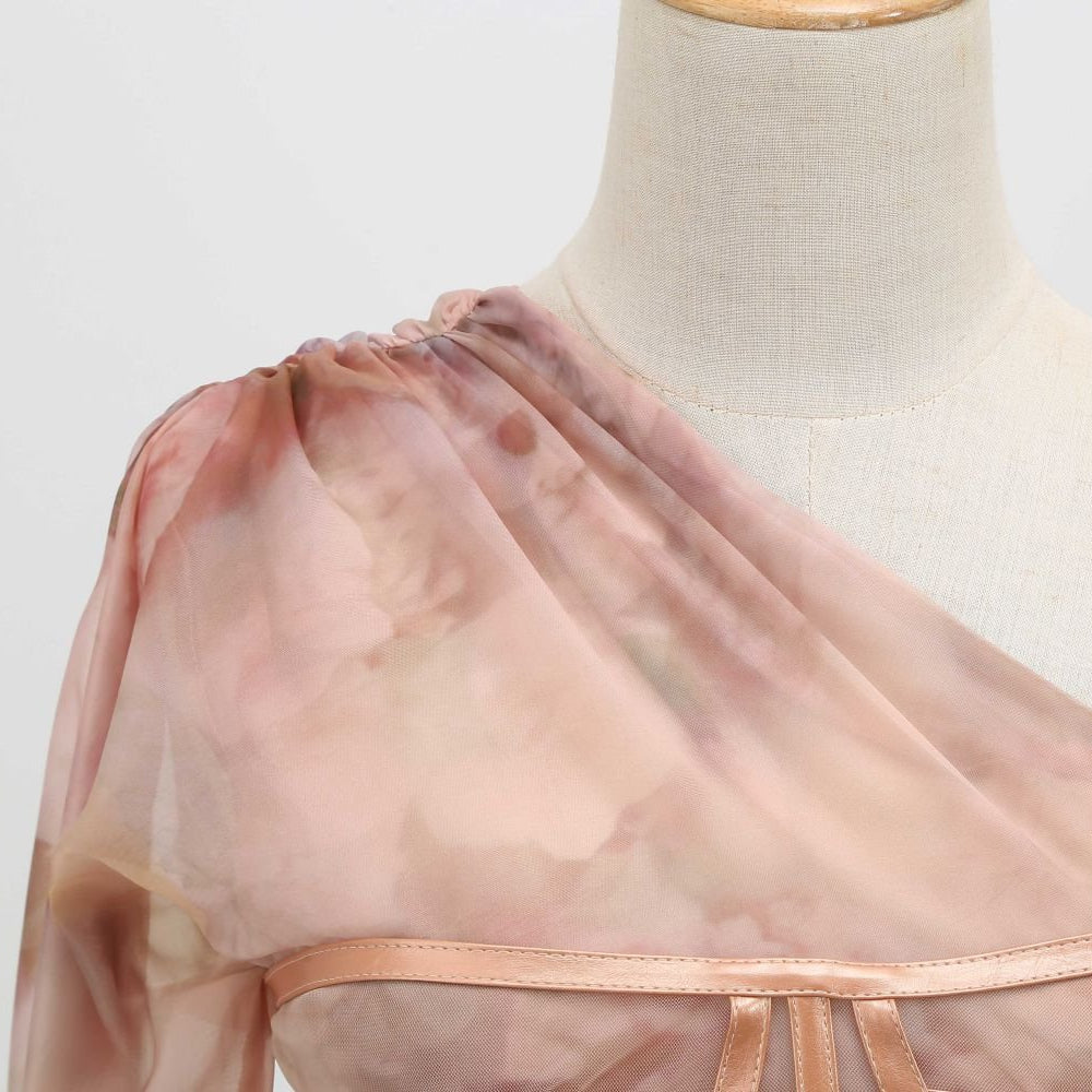 Damen Partykleid mit Korsett und Rückenschleppe - Elsa