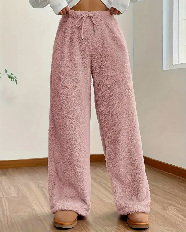Flauschige strukturierte Damenhose - Avenne