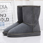 Damen-Winterstiefel aus Wildleder mit warmem Innenfutter - Thalia