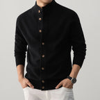 Herren Strickjacke mit dickem Rollkragen - Silah