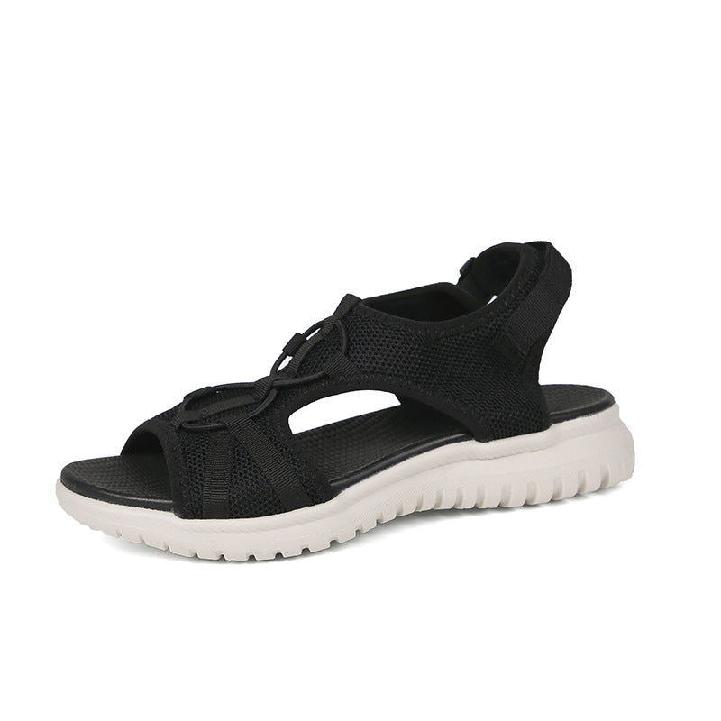 Orthopädische Sandalen mit verstellbarem Doppelriemen und ergonomischem Fußbett - Sarel