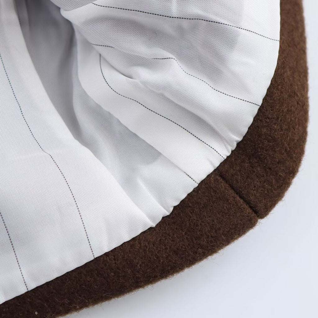 Designer-Damenmantel mit weitem Schnitt - Alviane