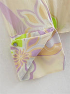 Marissa Blusenset mit Flow-Print