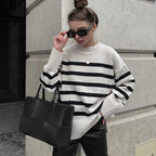 SHANTAL - Übergroßer Strickpullover