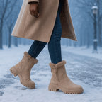 Damenstiefel mit Wildledereffekt - Serelinne