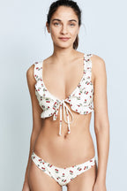 Ocean Chic - Bedruckter Kirsch Rüschen Bikini