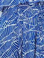 Xenia - Bedrucktes ausgestelltes Maxikleid