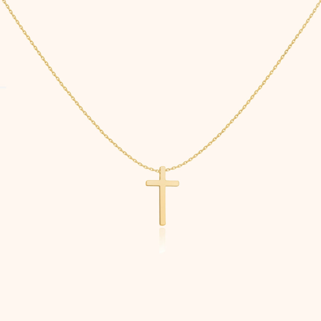 Damenschmuck Halskette zentrales Kreuz