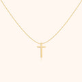 Damenschmuck Halskette zentrales Kreuz