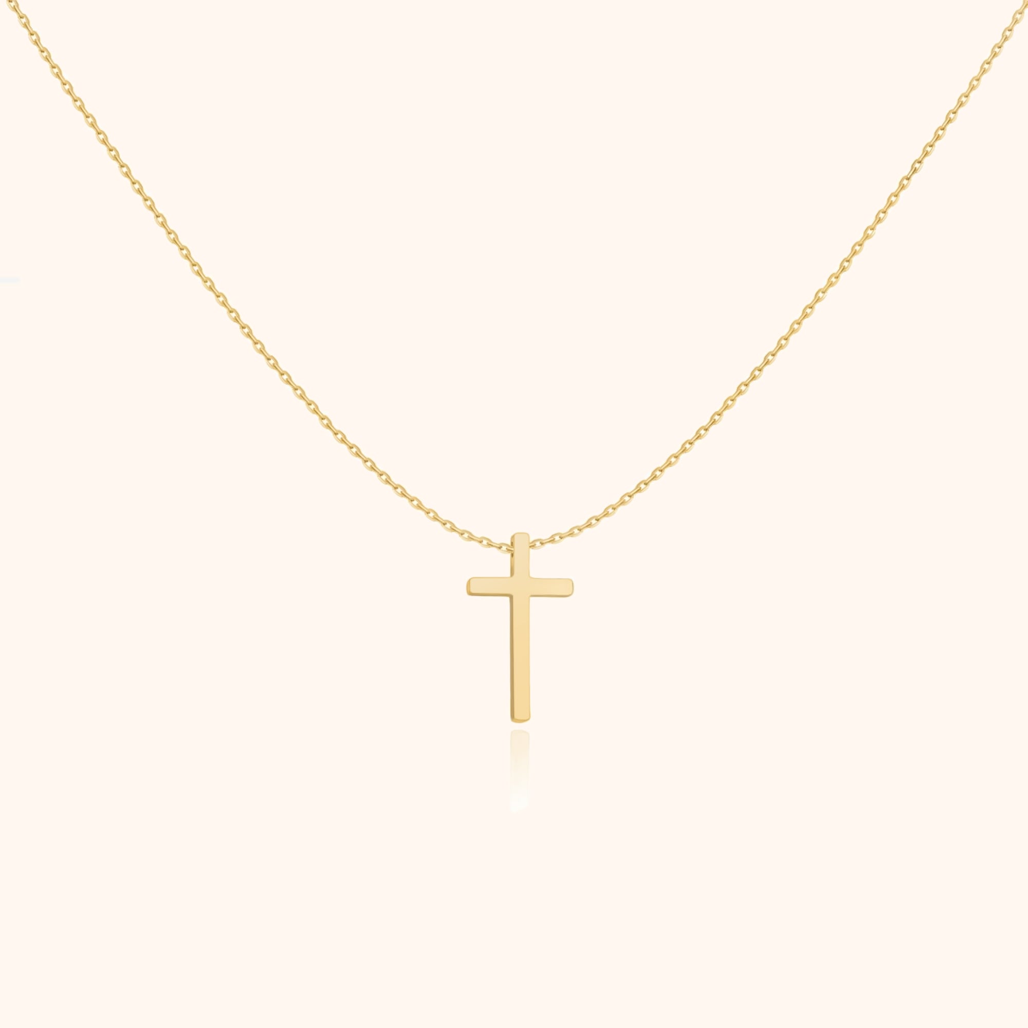 Damenschmuck Halskette zentrales Kreuz