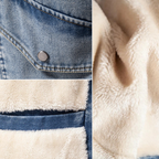 Sherpa Komfort in Denimjacke