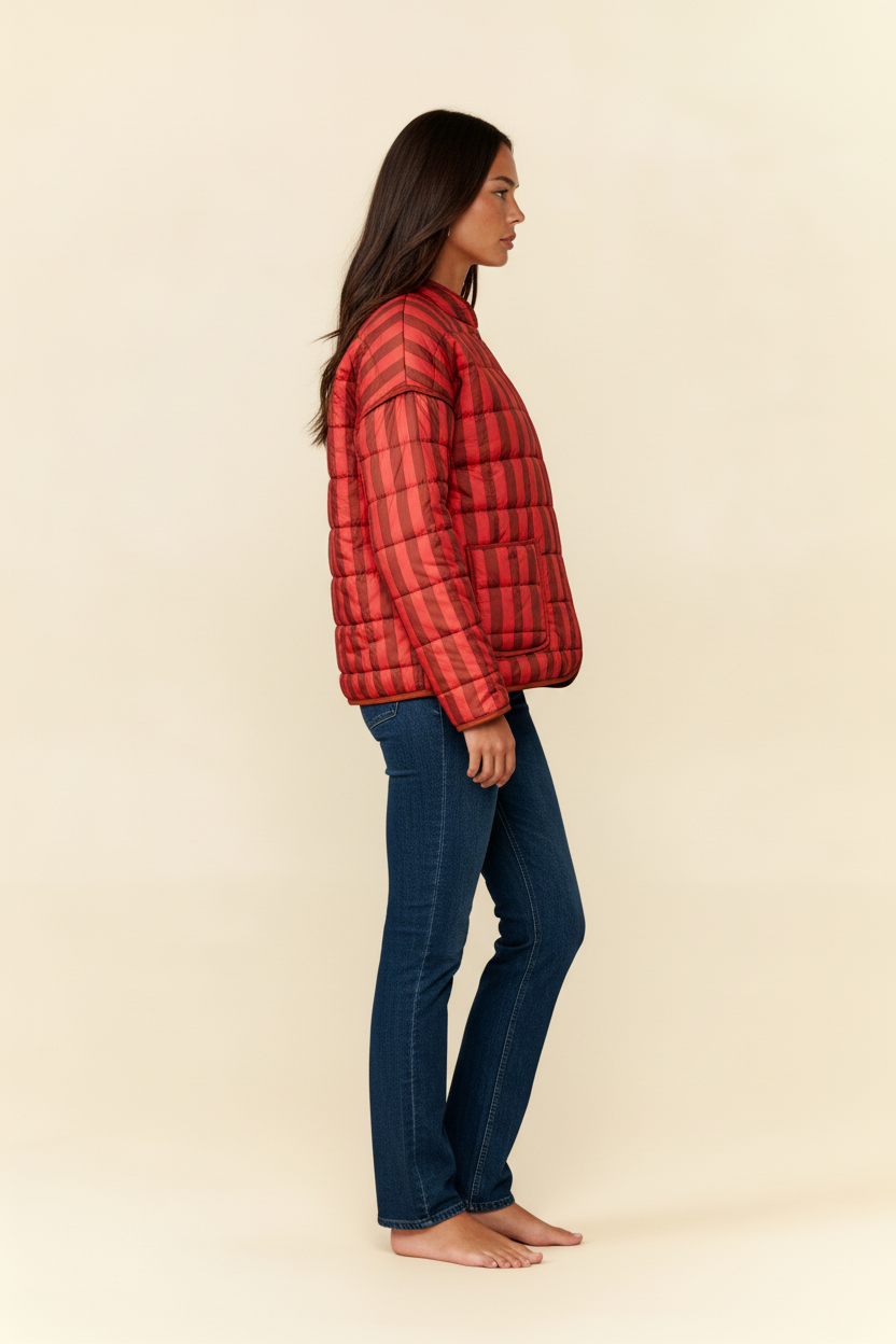 Jacke mit Nadelstreifen