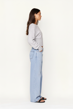 Off-Shoulder-Pullover aus Strick