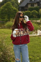 Sherpa-Jacke in Rot