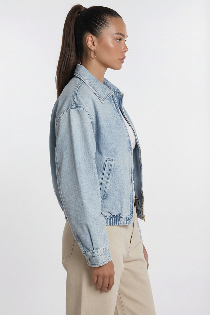 Denimjacke mit klassischem Schnitt