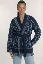 Klassische Strickjacke