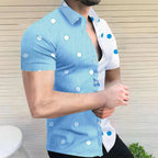 Hordian - Herren Kurzarm Hemd im Doppel Design