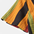 Gestreiftes Herren Kurzarm Hemd im Retro Look