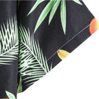 Stylisches Herren Kurzarm Hemd mit Obst Druck aus Baumwolle