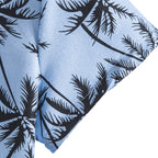 Stylisches Herren Urlaubs-Hemd aus Baumwolle mit Palmen Print
