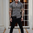 Sommerliches Slim-Fit Herrenhemd mit Print
