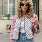 Jacke zum Wenden mit figurbetontem Schnitt und Reverskragen