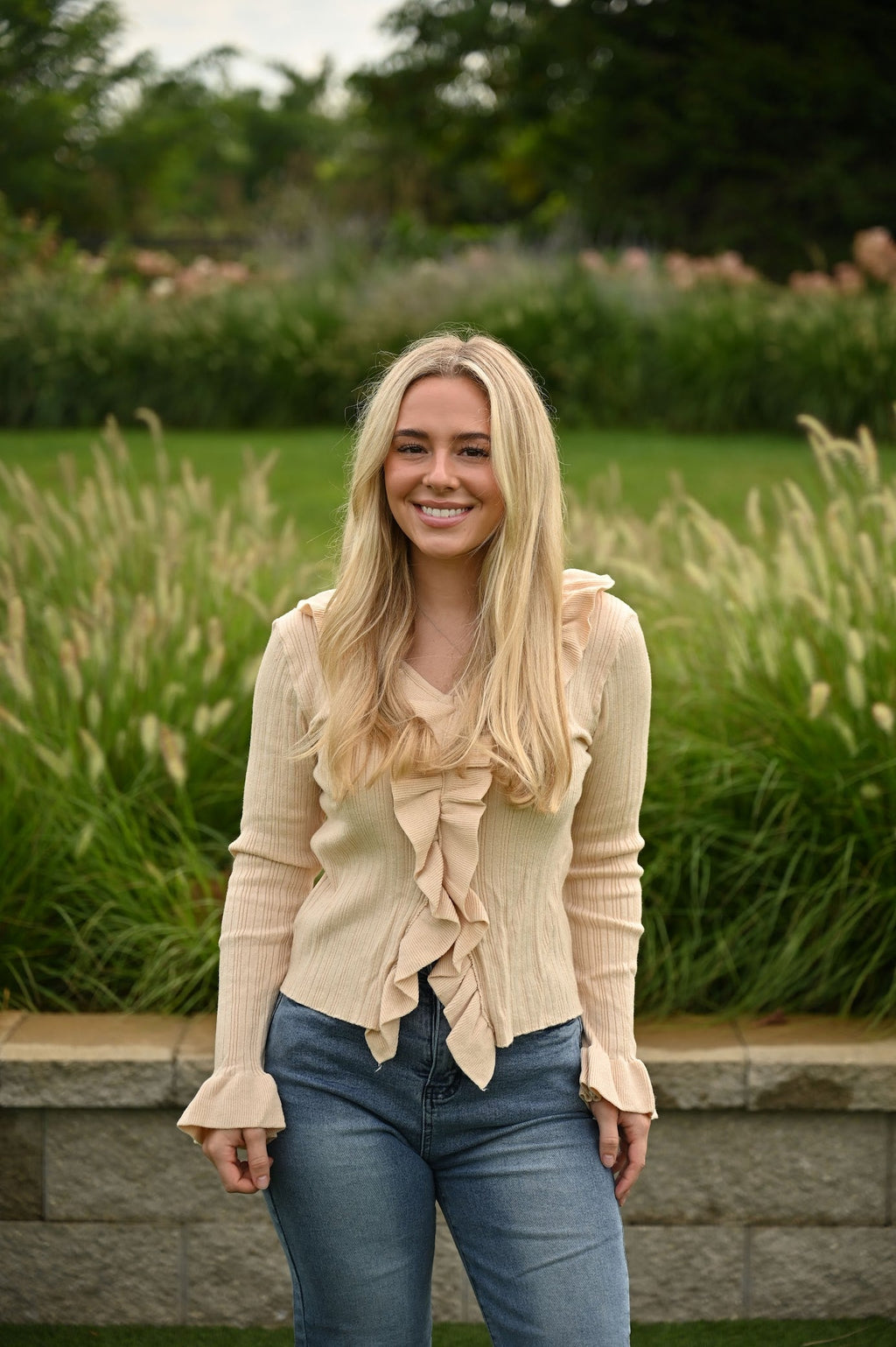 Pullover in Creme