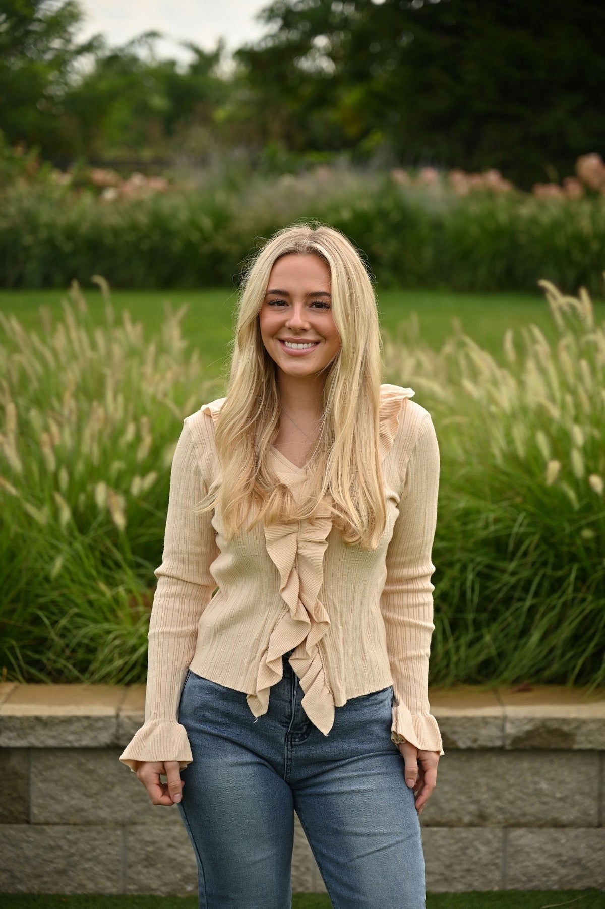 Pullover in Creme
