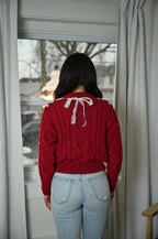 Pullover mit Schleifendetail