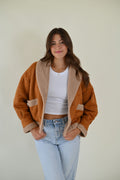 Braune Übergangsjacke