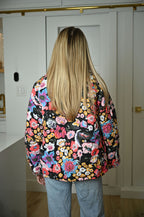 Jacke mit Blumenmuster
