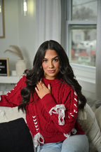 Pullover mit Schleifendetail