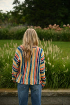 Häkelpullover mit Schleifendetail