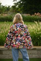 Jacke mit Blumenmuster