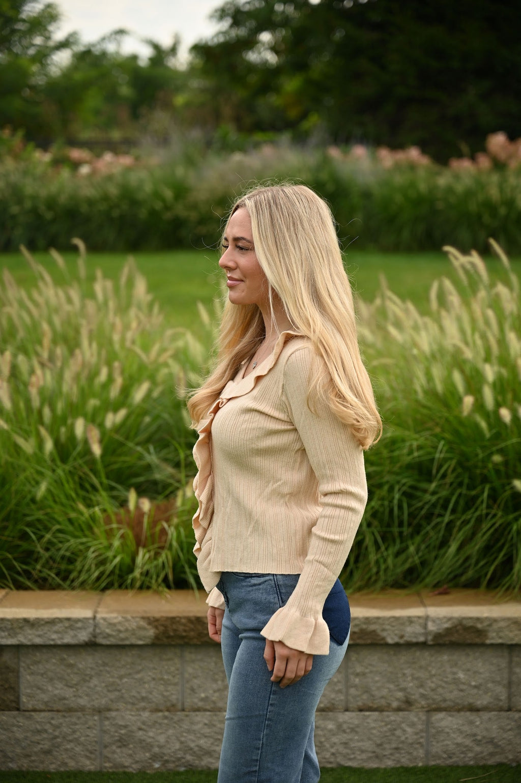 Pullover in Creme