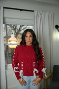 Pullover mit Schleifendetail
