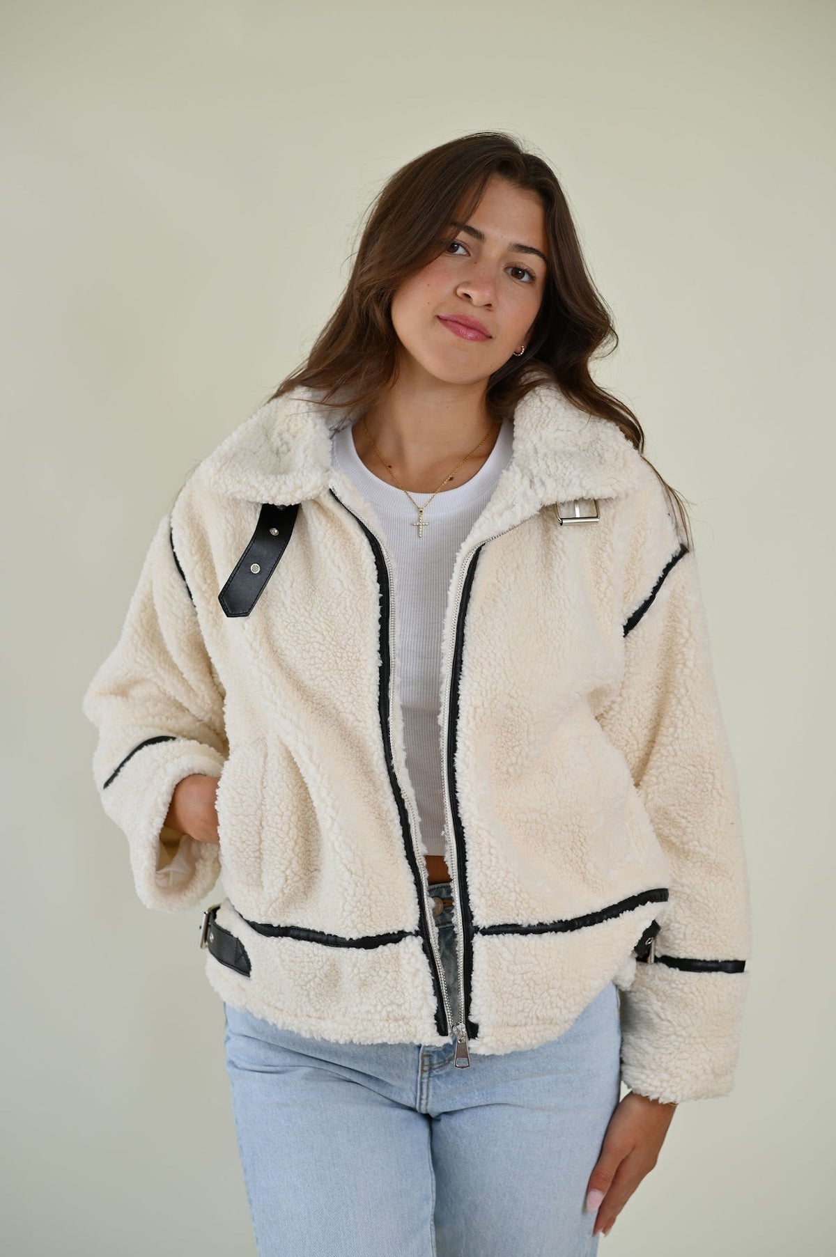 Sherpa-Jacke für kühle Tage
