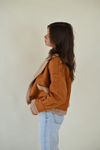 Braune Übergangsjacke